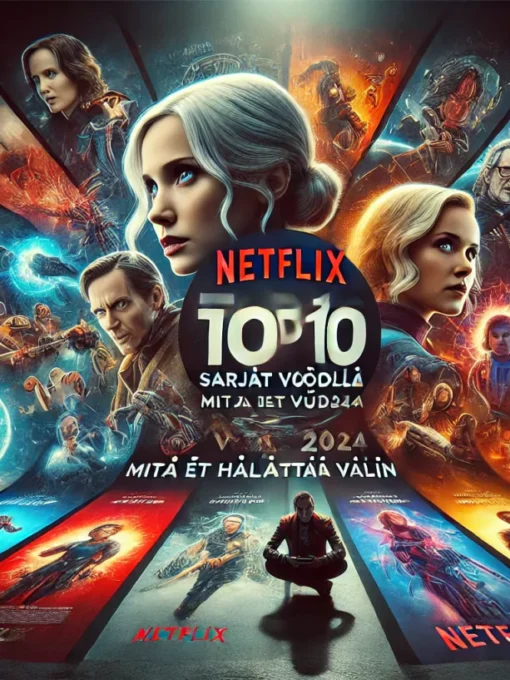 Netflix sarjat top 10 Vuodelle 2024